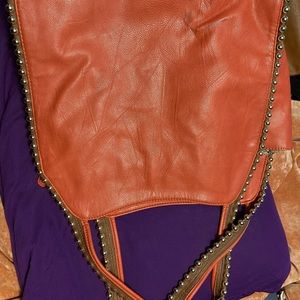 Orange Big Buddha Grayson Hobo Bag